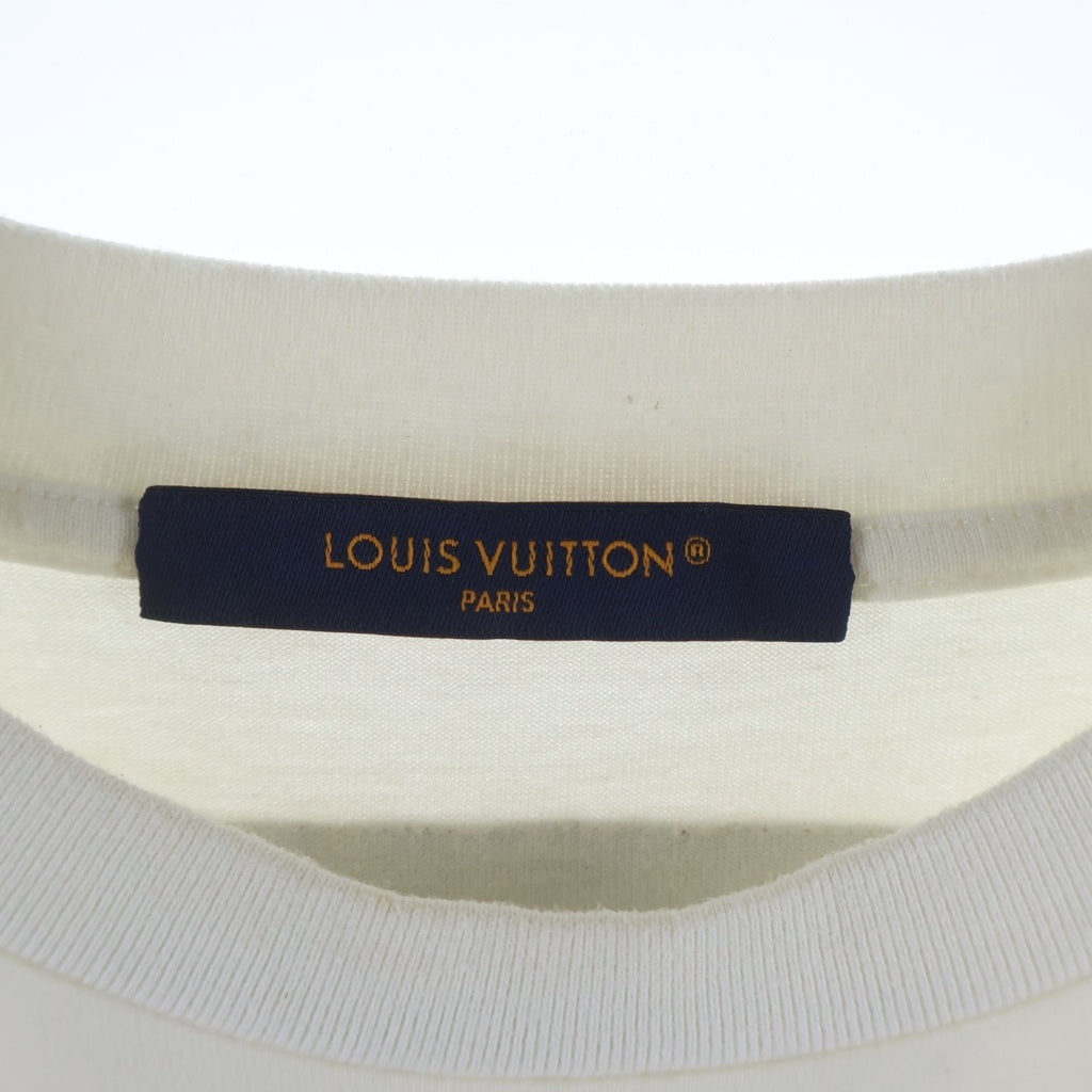 LOUIS VUITTON(ルイヴィトン) 25SS LVロゴエンボスド半袖Tシャツ カットソー RM251Q DT3 HNY55W ホワイト