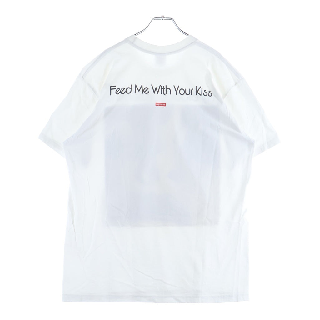 SUPREME(シュプリーム) ×My Bloody Valentine Feed MeWithYourKissTeeマイ ブラッディ バレンタイン フィード ミーウィズ ユアーキス 半袖Tシャツ ホワイト