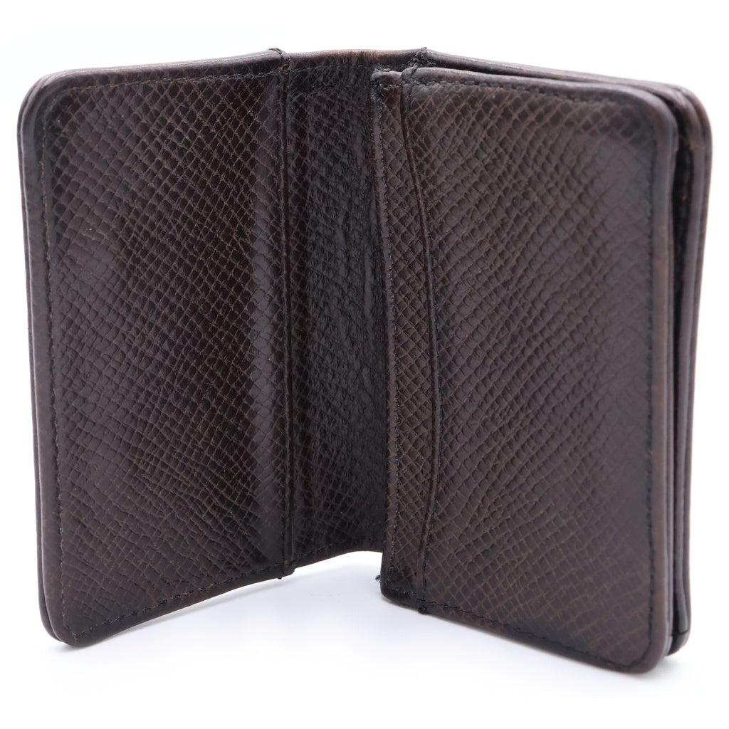 CHROME HEARTS(クロムハーツ) CRD CSE3PKTWDV1 アーチロゴプレート3ポケットレザーカードケース ブラウン