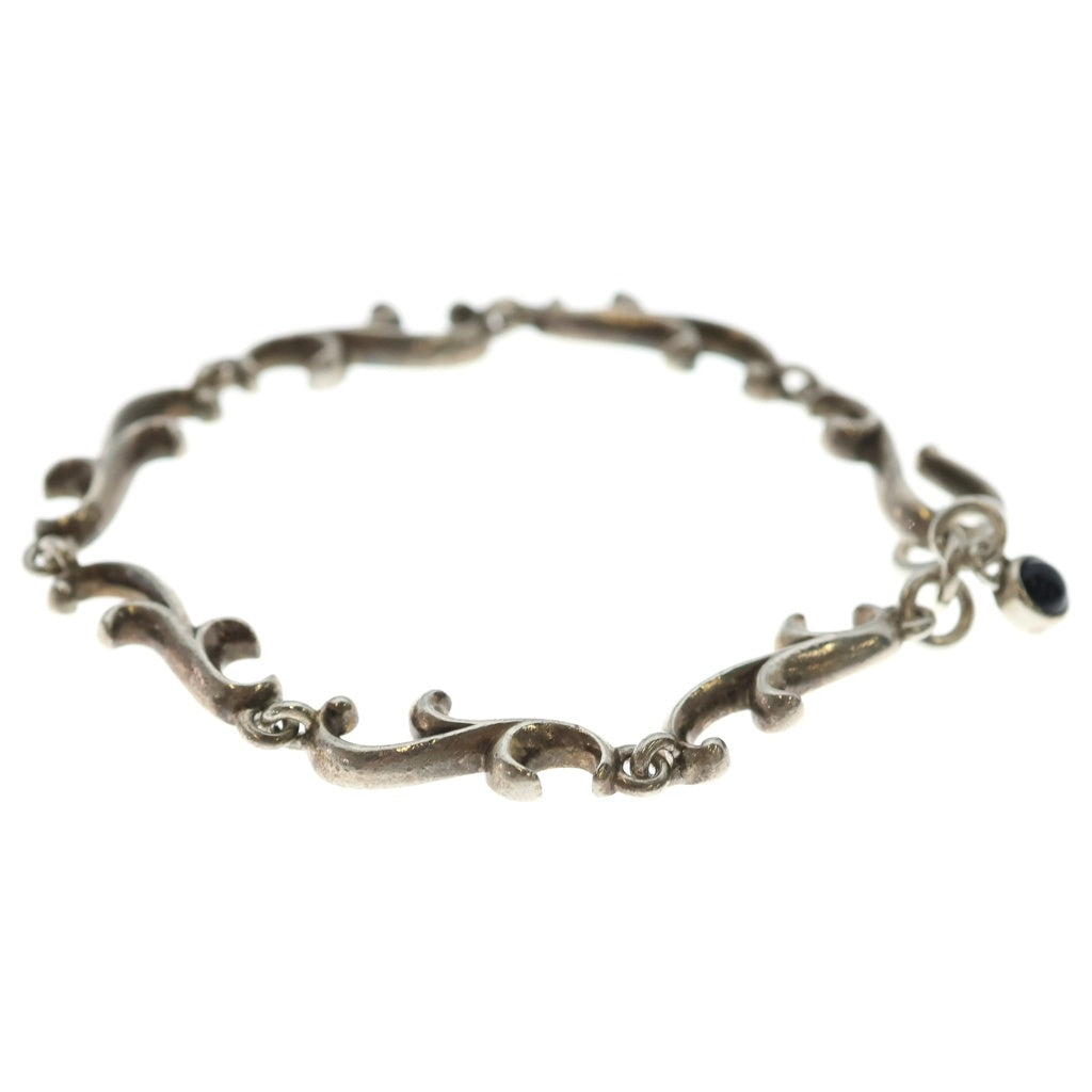 AQUA SILVER(アクアシルバー) ブラックストーンアラベスクブレスレット