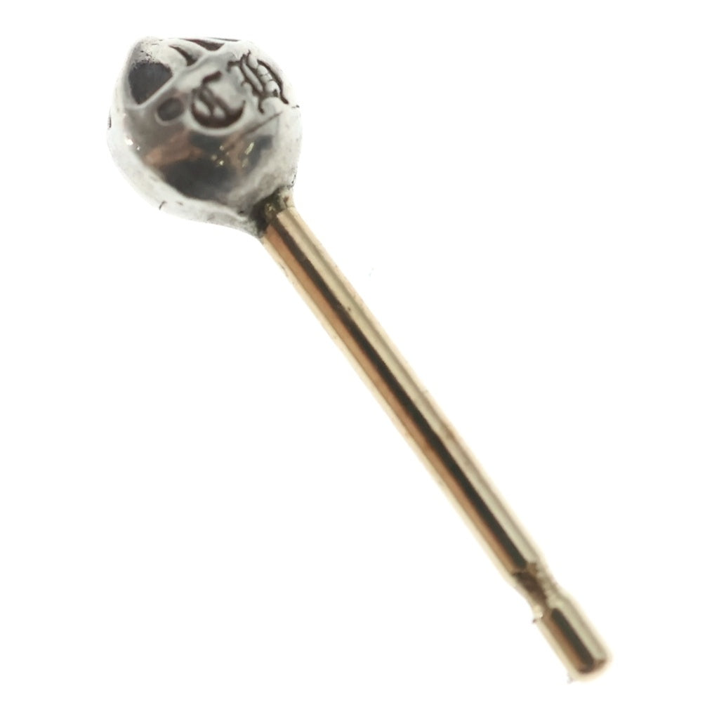 CHROME HEARTS(クロムハーツ) STUD CRS BALL MINI ミニクロスボールスタッド ピアス シルバー