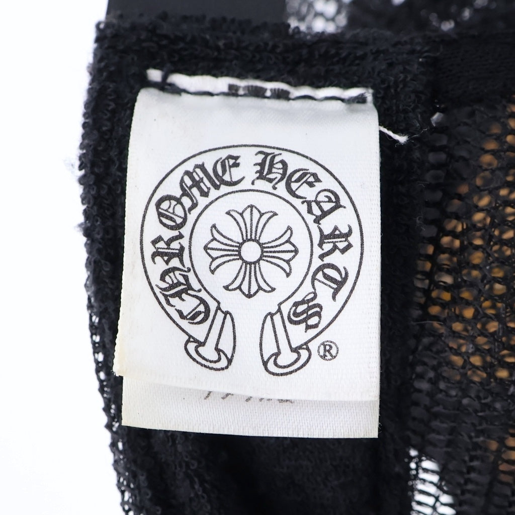 CHROME HEARTS(クロムハーツ) TRUCKER CAP トラッカーキャップ CHパッチクロスボール付メッシュキャップ 帽子 ブラック/ホワイト