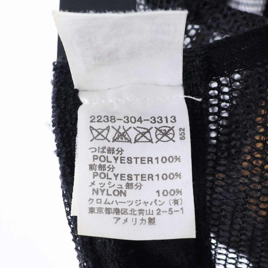 CHROME HEARTS(クロムハーツ) TRUCKER CAP トラッカーキャップ CHパッチクロスボール付メッシュキャップ 帽子 ブラック/ホワイト