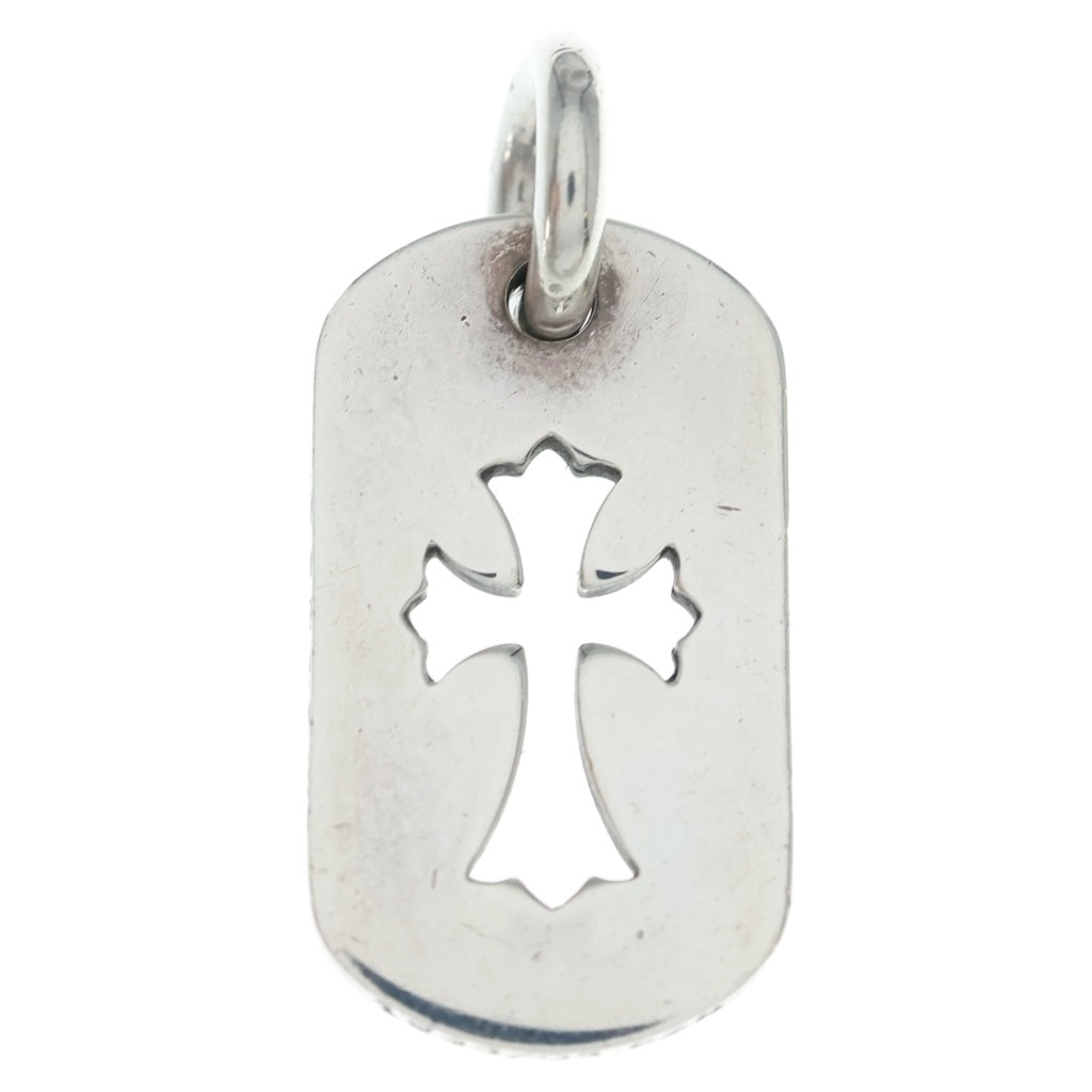 CHROME HEARTS(クロムハーツ) D TAG SML CO CRS カットアウトクロスドッグタグ スモール ペンダントトップ シルバー BCA242