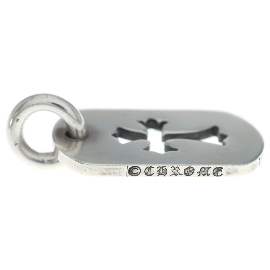 CHROME HEARTS(クロムハーツ) D TAG SML CO CRS カットアウトクロスドッグタグ スモール ペンダントトップ シルバー BCA242