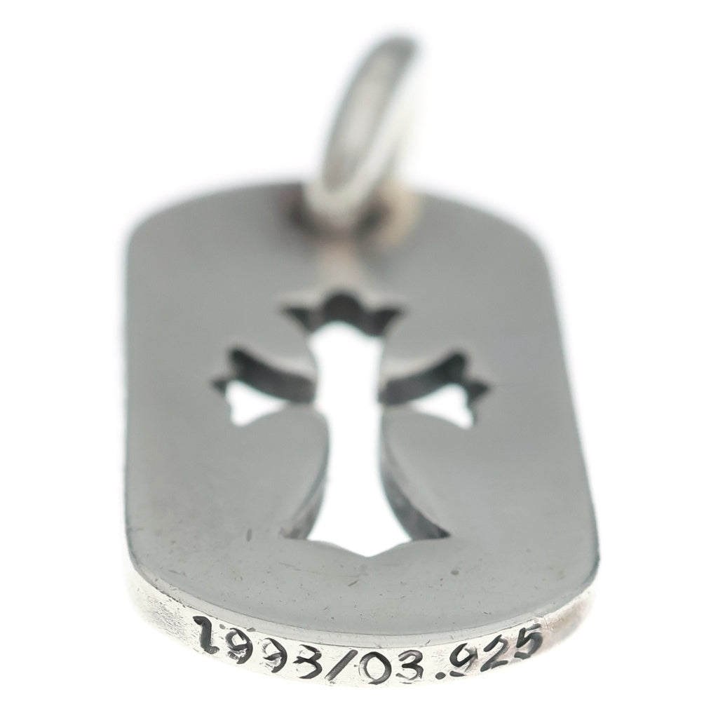 CHROME HEARTS(クロムハーツ) D TAG SML CO CRS カットアウトクロスドッグタグ スモール ペンダントトップ シルバー BCA242