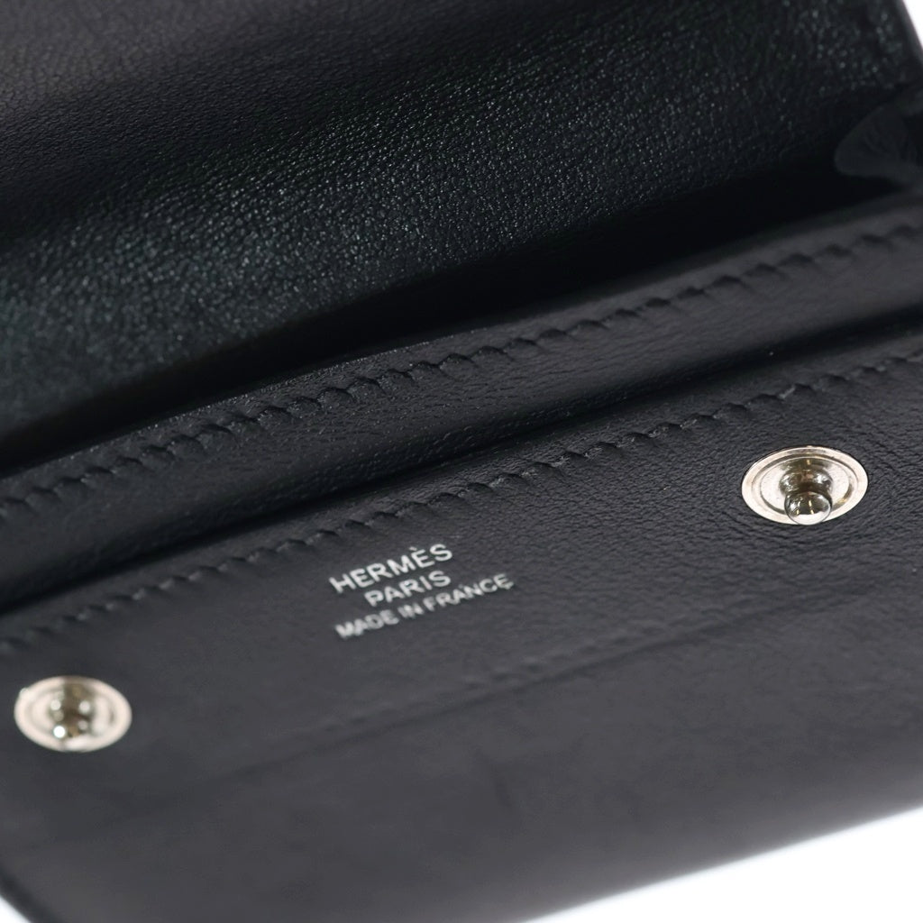 HERMES(エルメス) エルメスナップ カードケース ブラック