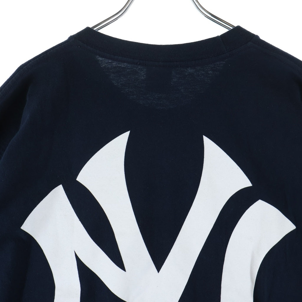 SUPREME(シュプリーム) 15SS New York Yankees Box Logo Tee ニューヨークヤンキース ボックスロゴ 半袖Tシャツ カットソー ネイビ