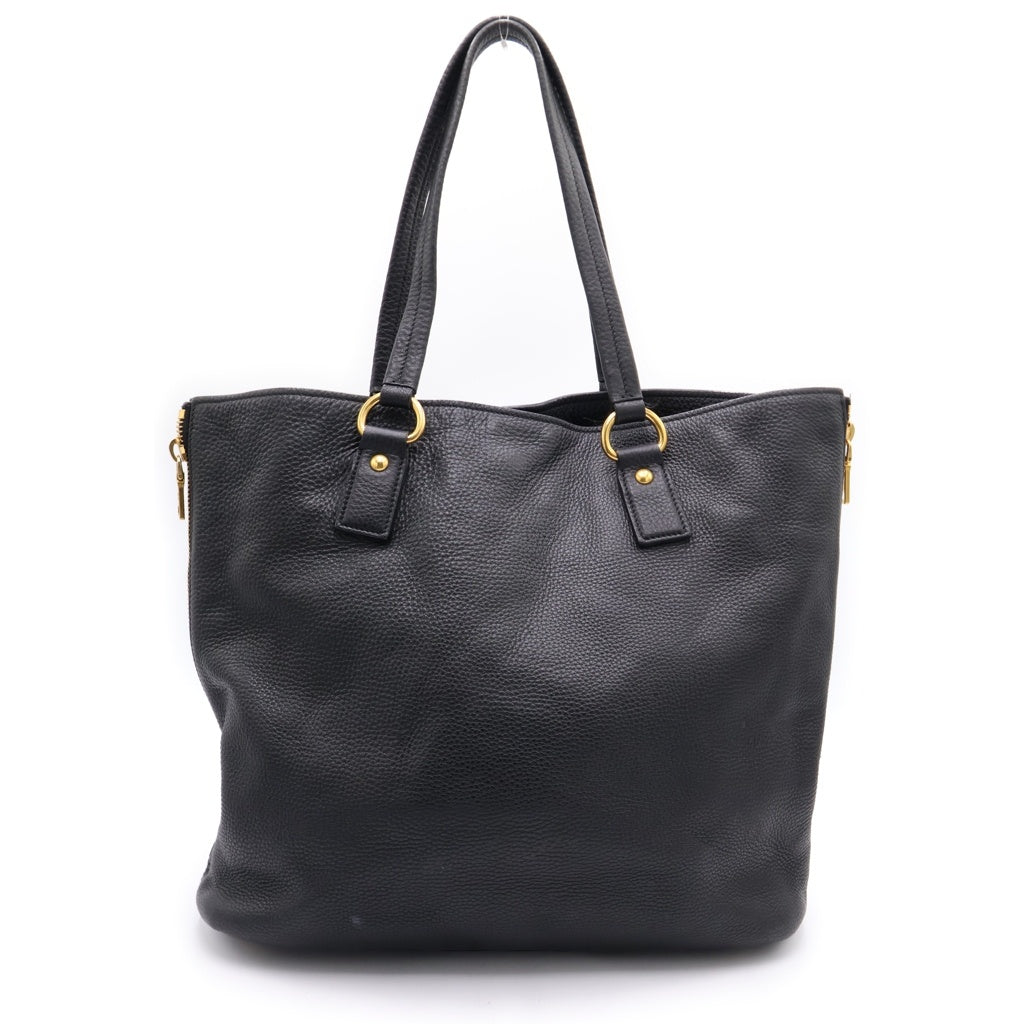 PRADA(プラダ) ロゴレザーハンドバッグ ブラック BR4372 レディース
