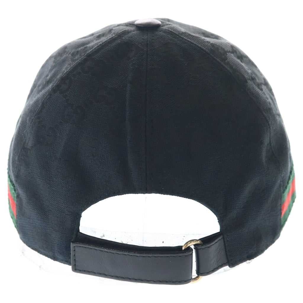 GUCCI(グッチ) GGキャンパスベースボールキャップ ブラック