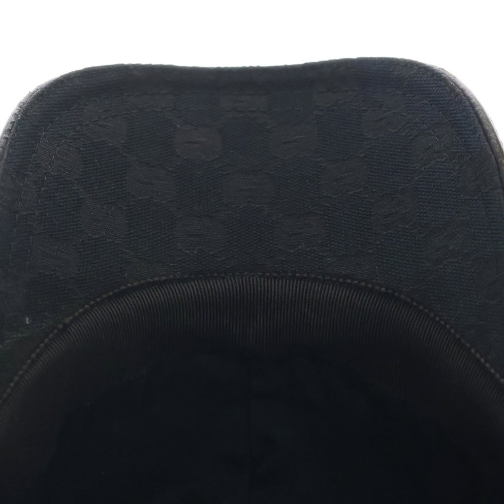 GUCCI(グッチ) GGキャンパスベースボールキャップ ブラック