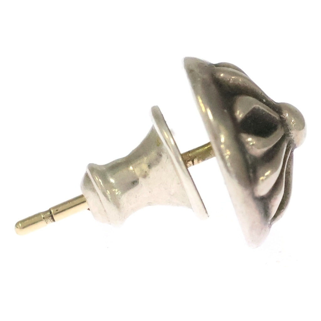CHROME HEARTS(クロムハーツ) STUD CRSBLL クロスボールスタッドピアス シルバー BCA110