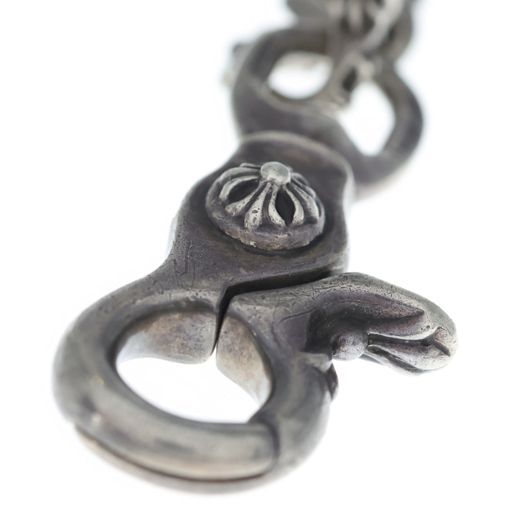 CHROME HEARTS(クロムハーツ) CLP CHN FANCY-L/ロングファンシーリンク キーチェーン シルバー