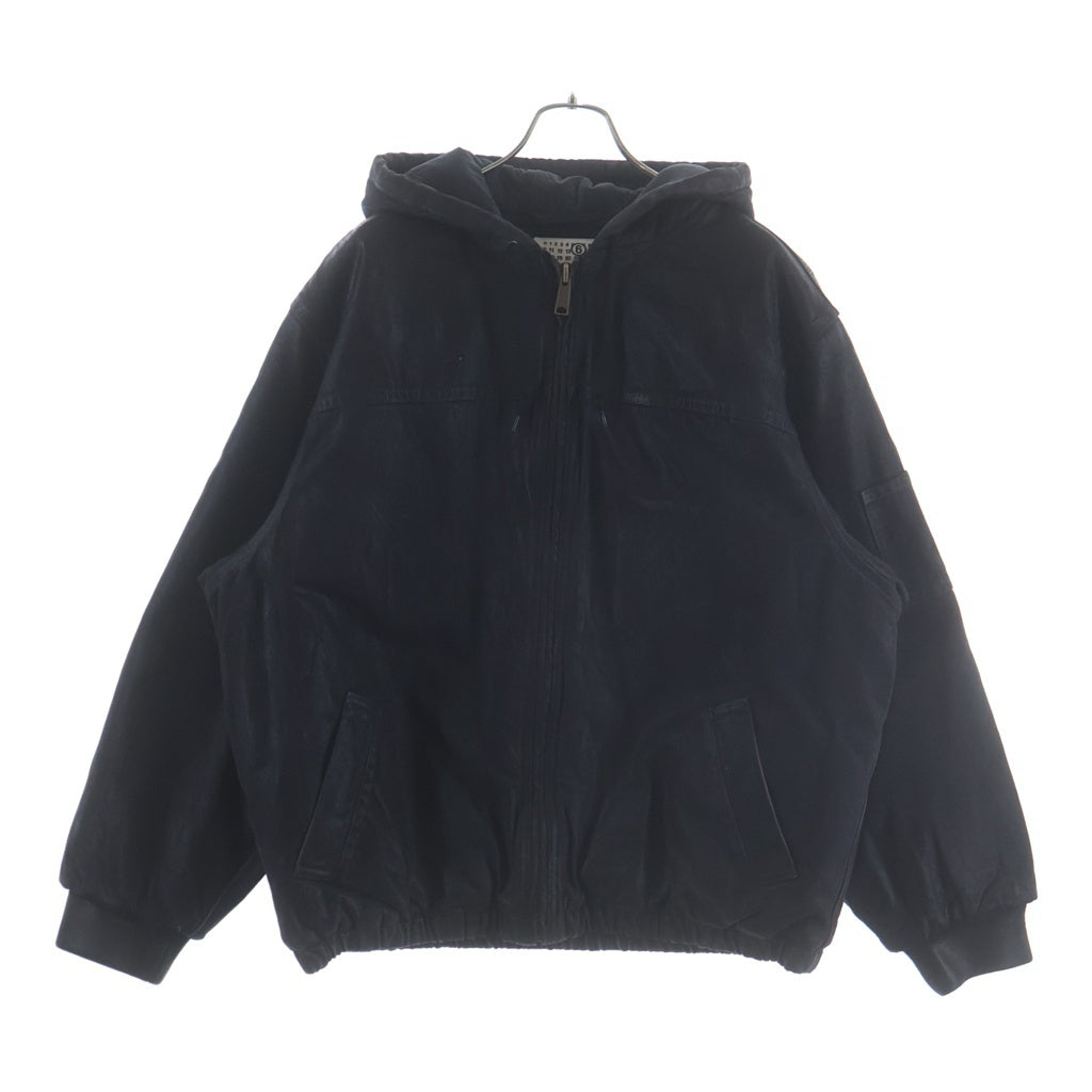 SUPREME(シュプリーム) 24SS×MM6 Maison Margiela Foil Hooded Work Jacket MM6メゾンマルジェラ フォイルフーデッドワークジャケット ブラック