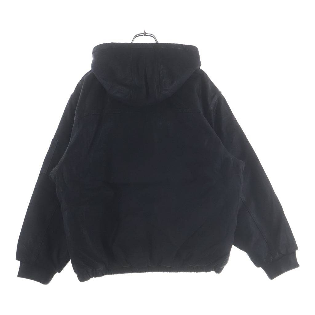 SUPREME(シュプリーム) 24SS×MM6 Maison Margiela Foil Hooded Work Jacket MM6メゾンマルジェラ フォイルフーデッドワークジャケット ブラック