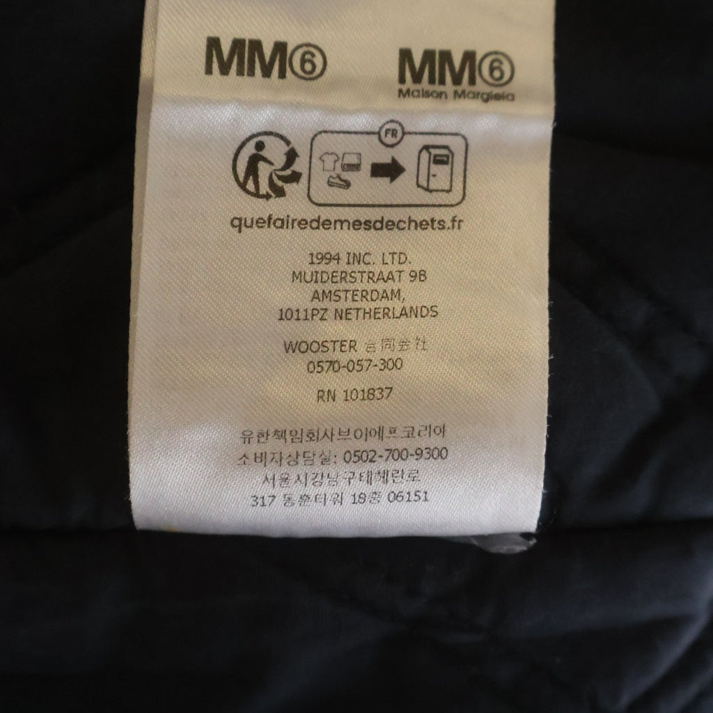 SUPREME(シュプリーム) 24SS×MM6 Maison Margiela Foil Hooded Work Jacket MM6メゾンマルジェラ フォイルフーデッドワークジャケット ブラック