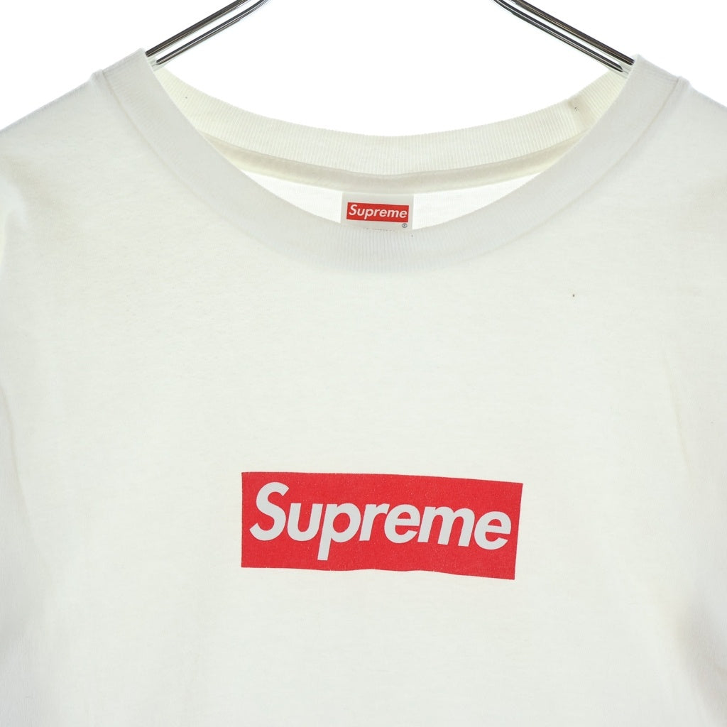 SUPREME(シュプリーム) 20AW Box Logo L/S Tee ボックスロゴプリント クルーネック長袖Tシャツ カットソー ホワイト