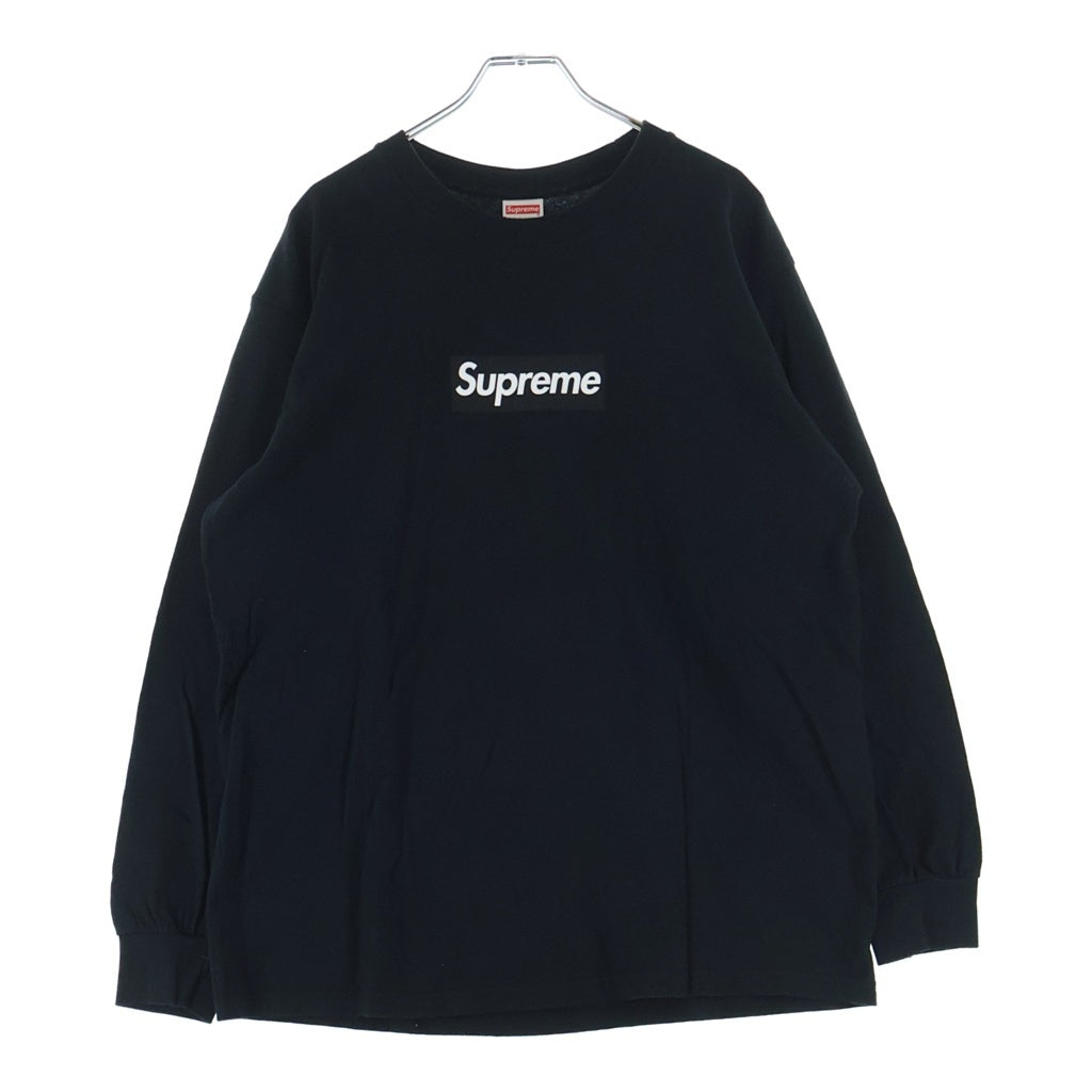 SUPREME(シュプリーム) 20AW Box Logo L/S Tee ボックスロゴプリント クルーネック長袖Tシャツ カットソー ブラック