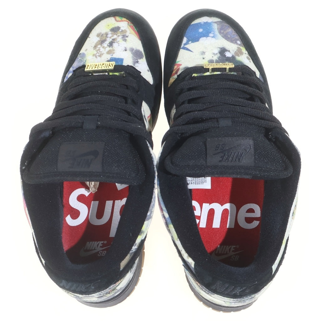 SUPREME(シュプリーム) 23AW×NIKE DUNK LOW FD8778-001 シュプリーム ラメルジー エスビー ダンク ローカットスニーカー シューズ ブラック/マルチ US9/27.0cm