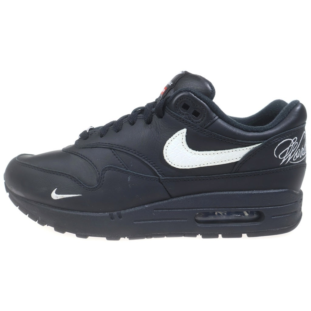 SUPREME(シュプリーム) 25SS×NIKE AIR MAX 1 '87 SP ナイキ エアマックス1 ローカットスニーカー ブラック US9/27.0cm