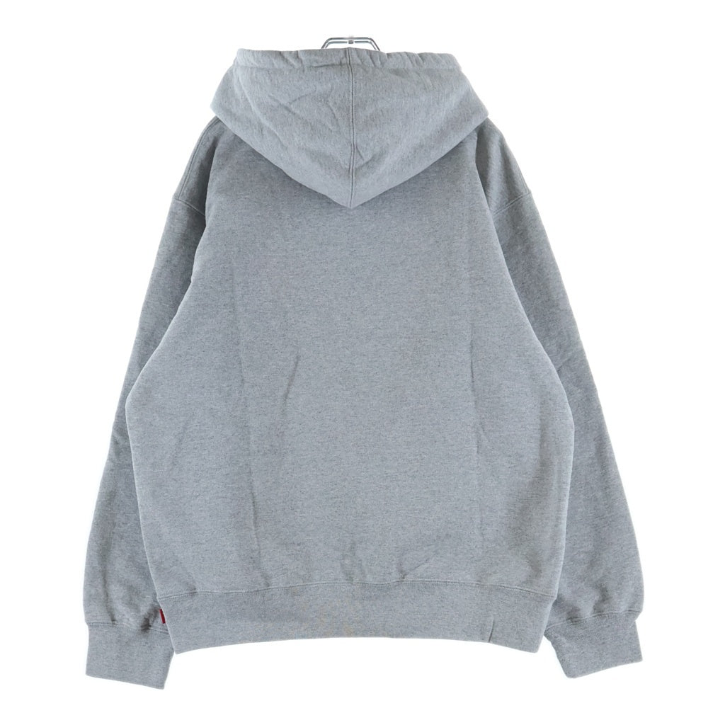 SUPREME(シュプリーム) 22SS×Burberry Box Logo Hooded Sweatshirt バーバリー ボックスロゴフーデッドスウェットプルオーバーパーカー グレー