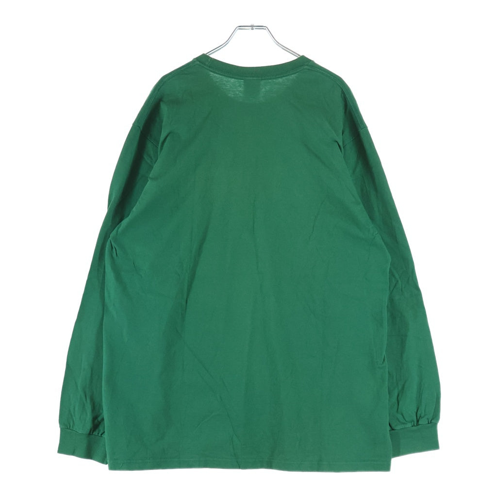 SUPREME(シュプリーム) 20AW Box Logo L/S Tee ボックスロゴプリント クルーネック長袖Tシャツ カットソー グリーン