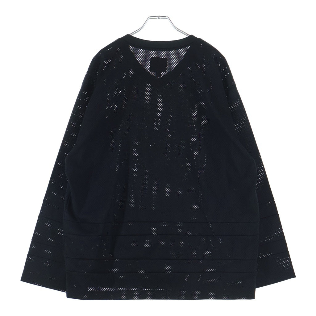 SUPREME(シュプリーム) 25SS×Marithe+Francois Girbaud Hockey Jersey マリテ フランソワ ジルボー ホッケージャージ長袖Tシャツ ブラック