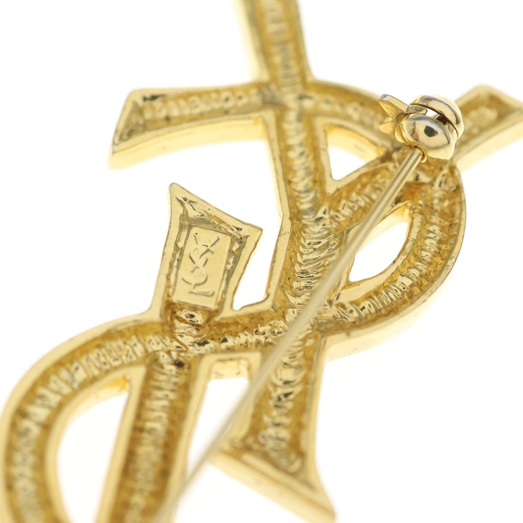 SAINT LAURENT PARIS(サンローランパリ) YSLロゴブローチ ピンバッジ