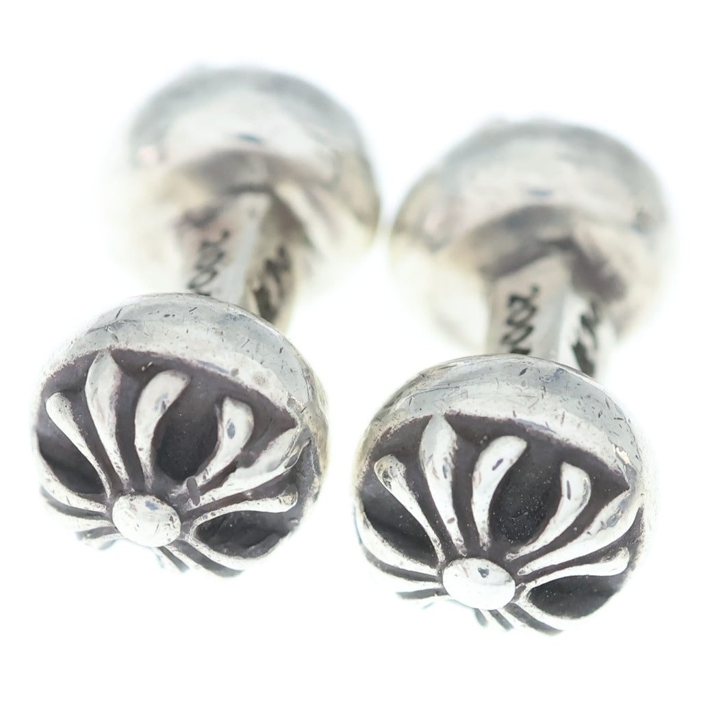 CHROME HEARTS(クロムハーツ) CUFFS BARBELL カフスバーベル クロスボール シルバー