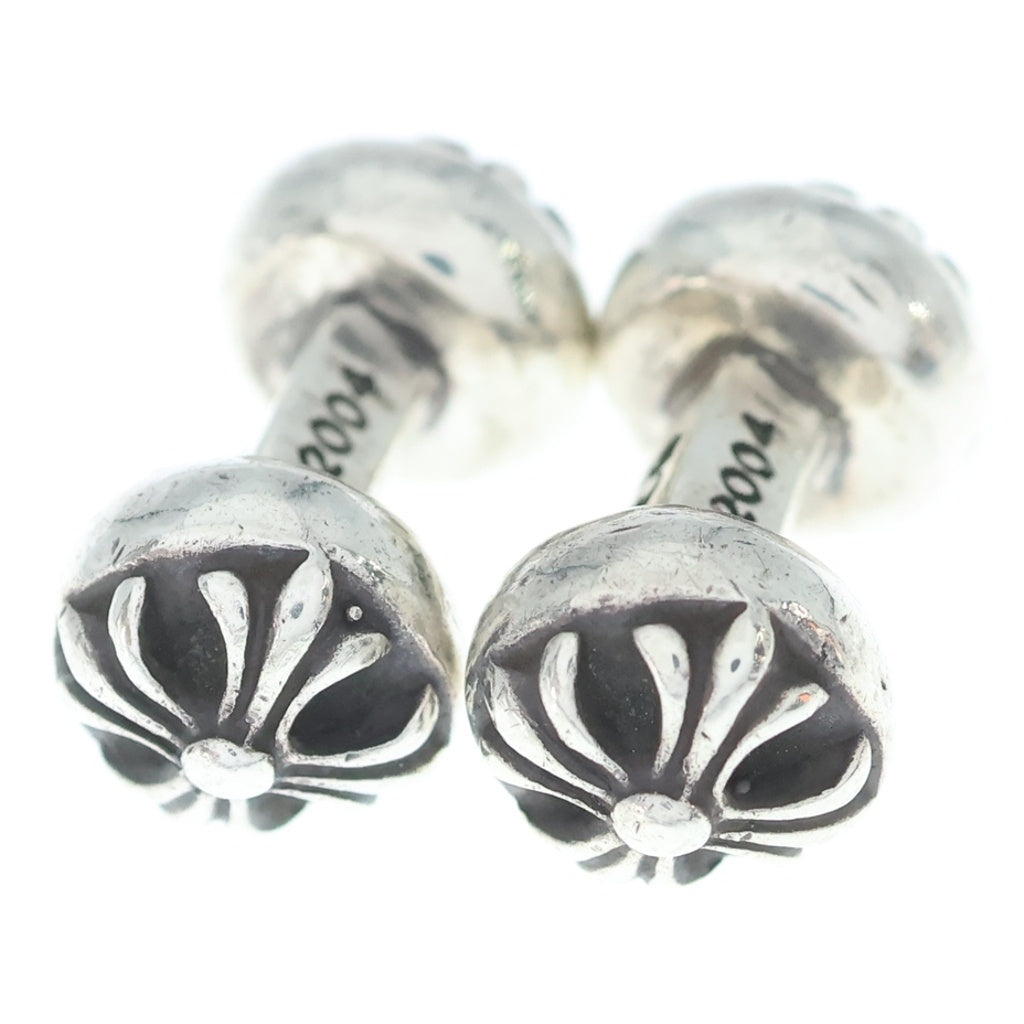 CHROME HEARTS(クロムハーツ) CUFFS BARBELL カフスバーベル クロスボール シルバー