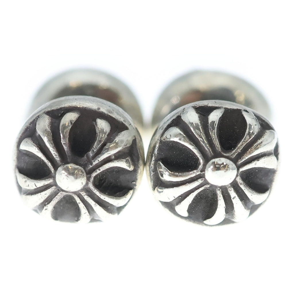 CHROME HEARTS(クロムハーツ) CUFFS BARBELL カフスバーベル クロスボール シルバー