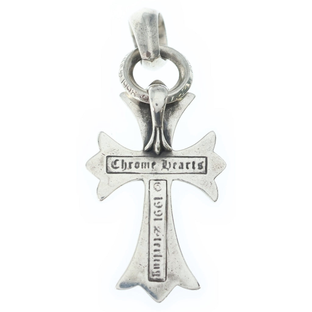 CHROME HEARTS(クロムハーツ) CH CRS SML W/BALE Wベイル スモールCHクロス ペンダントトップ シルバー BCA218