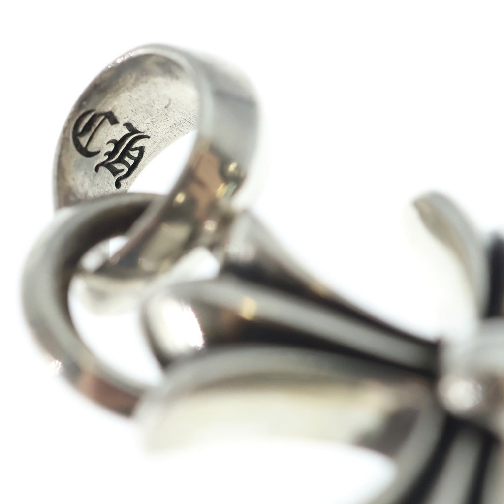 CHROME HEARTS(クロムハーツ) CH CRS SML W/BALE Wベイル スモールCHクロス ペンダントトップ シルバー BCA218