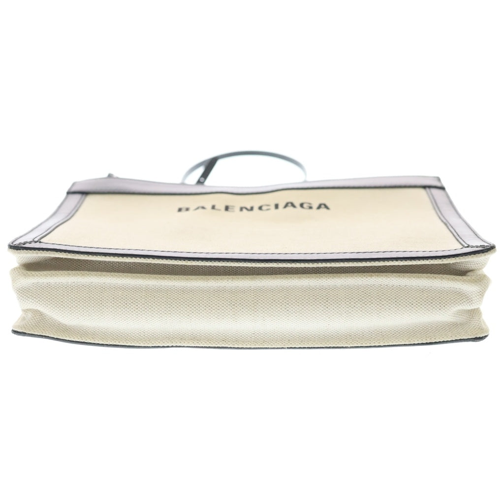 BALENCIAGA(バレンシアガ) ポシェット キャンバス レザー ショルダーバッグ ブラック/ホワイト レディース
