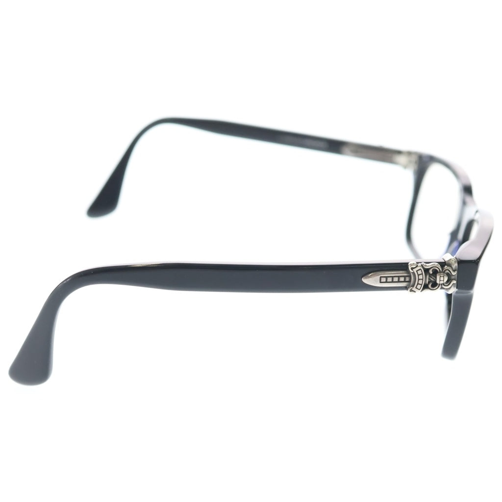 CHROME HEARTS(クロムハーツ) RUMPLEFORESKIN-A ダガー装飾 アイウェア 眼鏡 ブラック