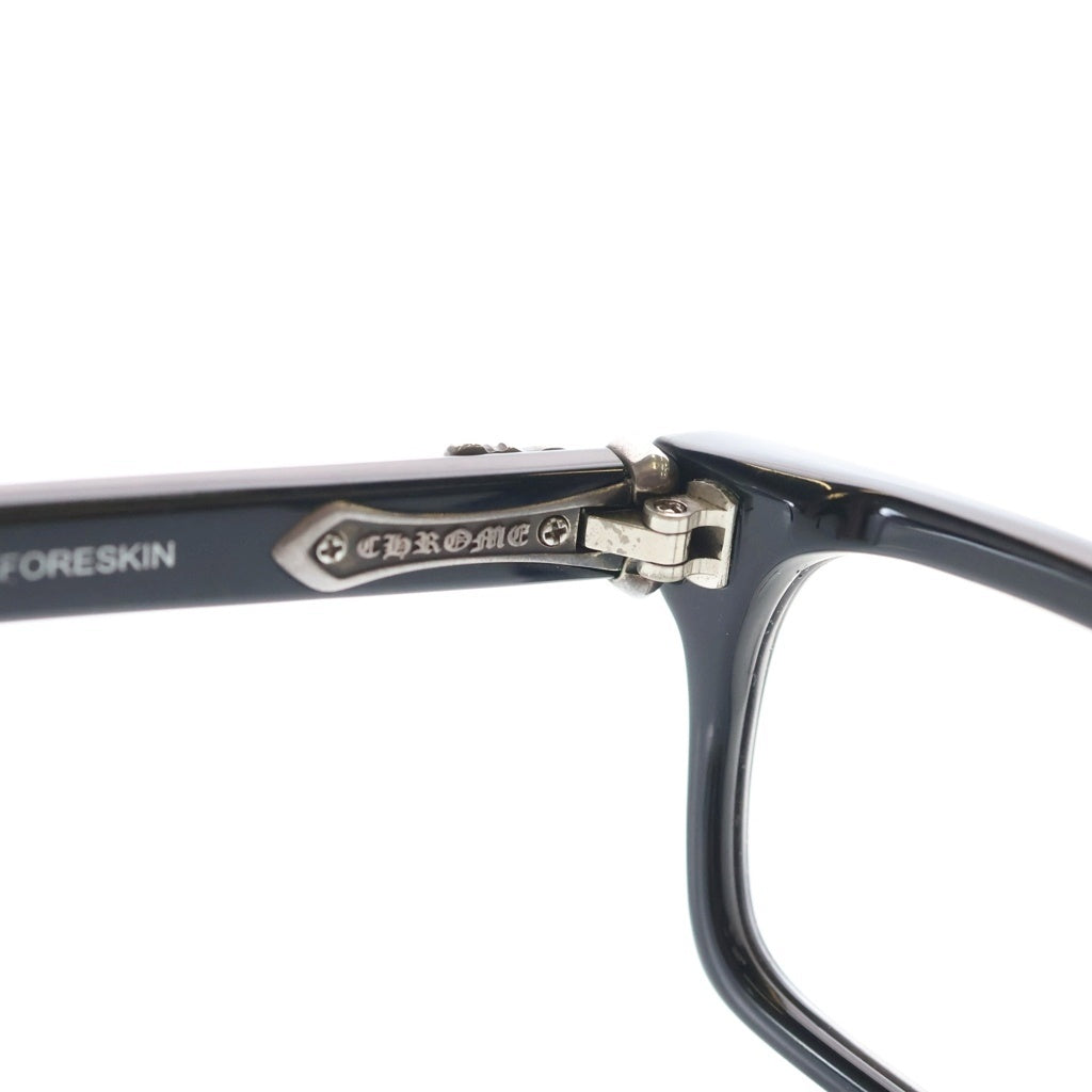 CHROME HEARTS(クロムハーツ) RUMPLEFORESKIN-A ダガー装飾 アイウェア 眼鏡 ブラック