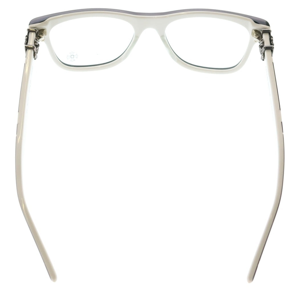 CHROME HEARTS(クロムハーツ) サイドCHプラスモチーフサングラス 9ロ17-143 ブラック ホワイト