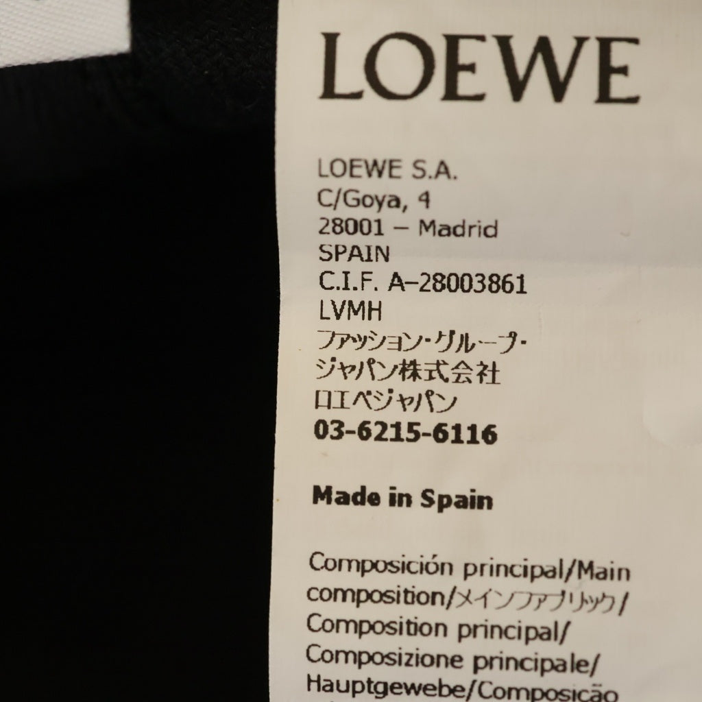LOEWE(ロエベ) アナグラムジャガード バケットハットK820HB1X07 ブラックベージュ レディース