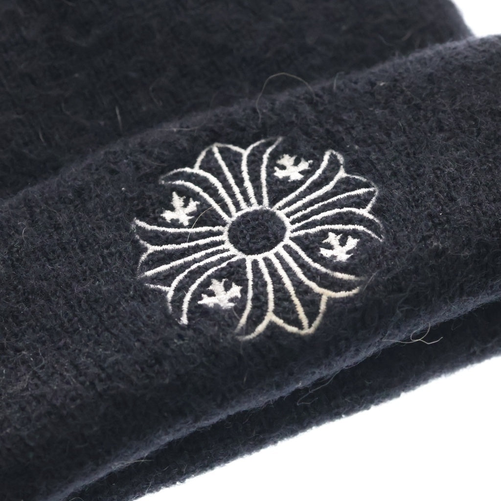 CHROME HEARTS(クロムハーツ) WATCH CAP ワッチキャップ CHプラス刺繍 ニットビーニー 帽子 ブラック