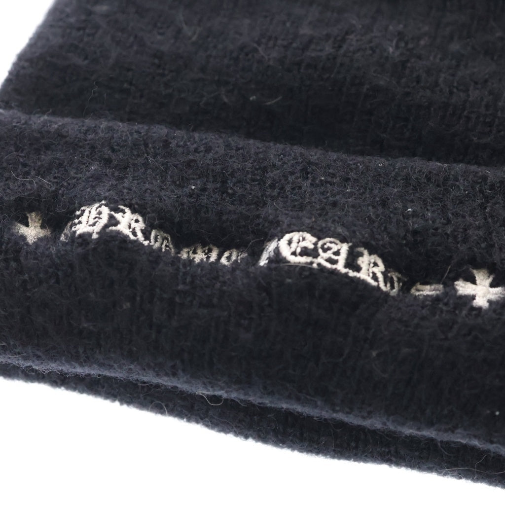 CHROME HEARTS(クロムハーツ) WATCH CAP ワッチキャップ CHプラス刺繍 ニットビーニー 帽子 ブラック
