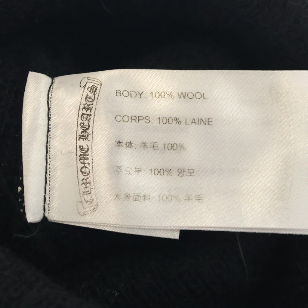 CHROME HEARTS(クロムハーツ) WATCH CAP ワッチキャップ CHプラス刺繍 ニットビーニー 帽子 ブラック