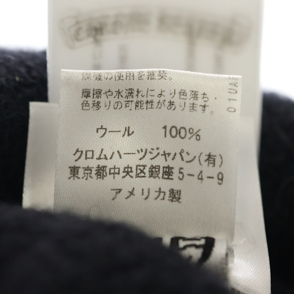 CHROME HEARTS(クロムハーツ) WATCH CAP ワッチキャップ CHプラス刺繍 ニットビーニー 帽子 ブラック