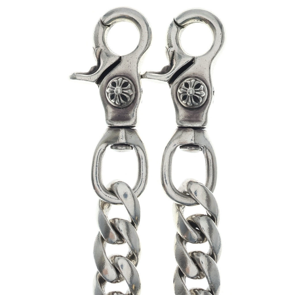 CHROME HEARTS(クロムハーツ) CLASSIC EX LONG-T/2クリップエクストラロングクラシック ウォレットチェーン シルバー