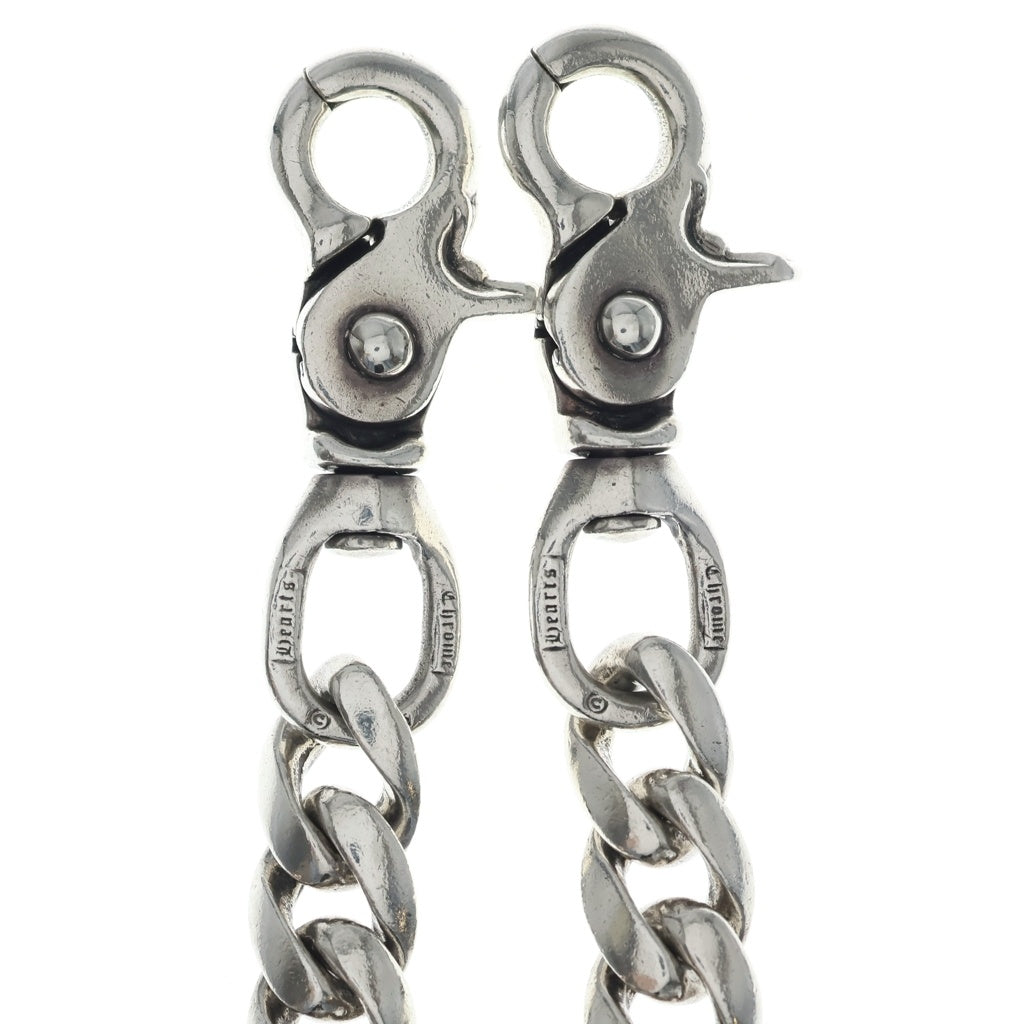 CHROME HEARTS(クロムハーツ) CLASSIC EX LONG-T/2クリップエクストラロングクラシック ウォレットチェーン シルバー