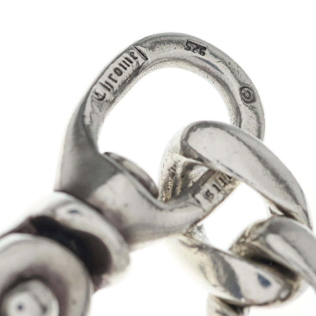 CHROME HEARTS(クロムハーツ) CLASSIC EX LONG-T/2クリップエクストラロングクラシック ウォレットチェーン シルバー
