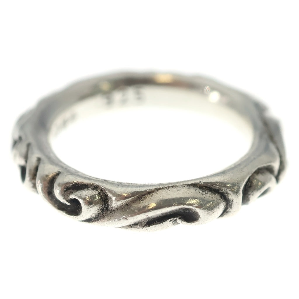 CHROME HEARTS(クロムハーツ) SCRL BAND スクロールバンド リング シルバー BCA351