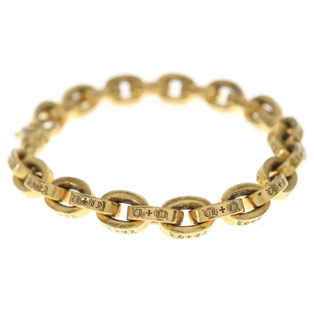 CHROME HEARTS(クロムハーツ) 22K LARGE PAPER CHN ラージペーパーチェーン ゴールドブレスレット ゴールド 7inch