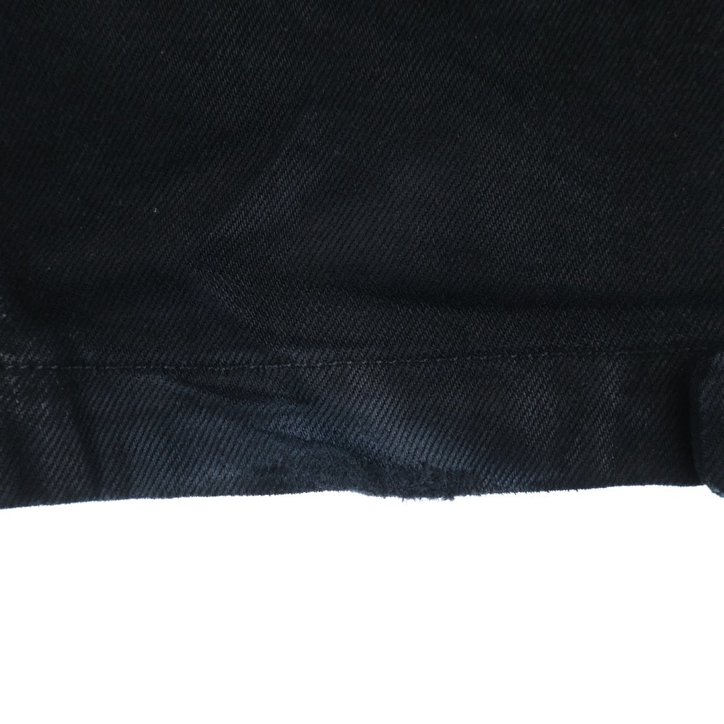 AMIRI(アミリ) WAX CARPENTER JEAN ワックスコーティングカーペンターデニムパンツ PS24MDF019 ブラック