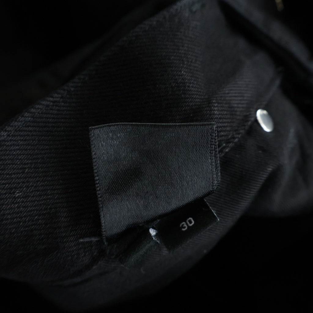 AMIRI(アミリ) WAX CARPENTER JEAN ワックスコーティングカーペンターデニムパンツ PS24MDF019 ブラック