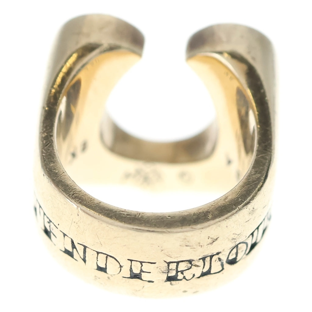 TENDERLOIN(テンダーロイン) T-H.SRING GOLD/STONE 8K ダイヤ ホースシューリング 指輪 ゴールド